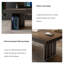 Bureau de direction moderne de style italien en chêne fumé-252298119