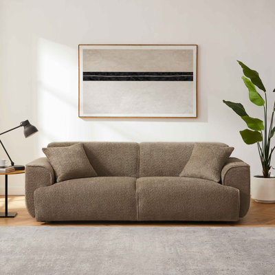 Wallas 231.1Cm Round Arms Sofa