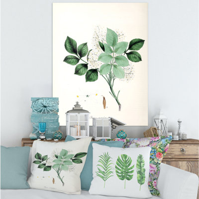 «Vintage Blossoming Flower IV», peinture sur toile