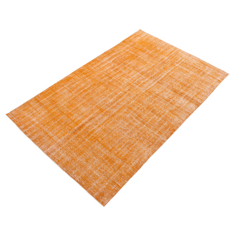 Tapis orange à transition de couleur 6 pi 9 po x 10 pi 1 po