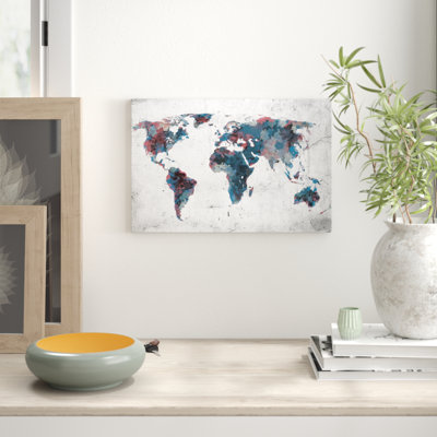 " Undiscovered Continents " Graphic Art Print