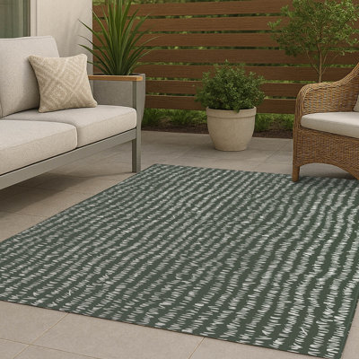 Tapis d'extérieur antidérapant Crop Row