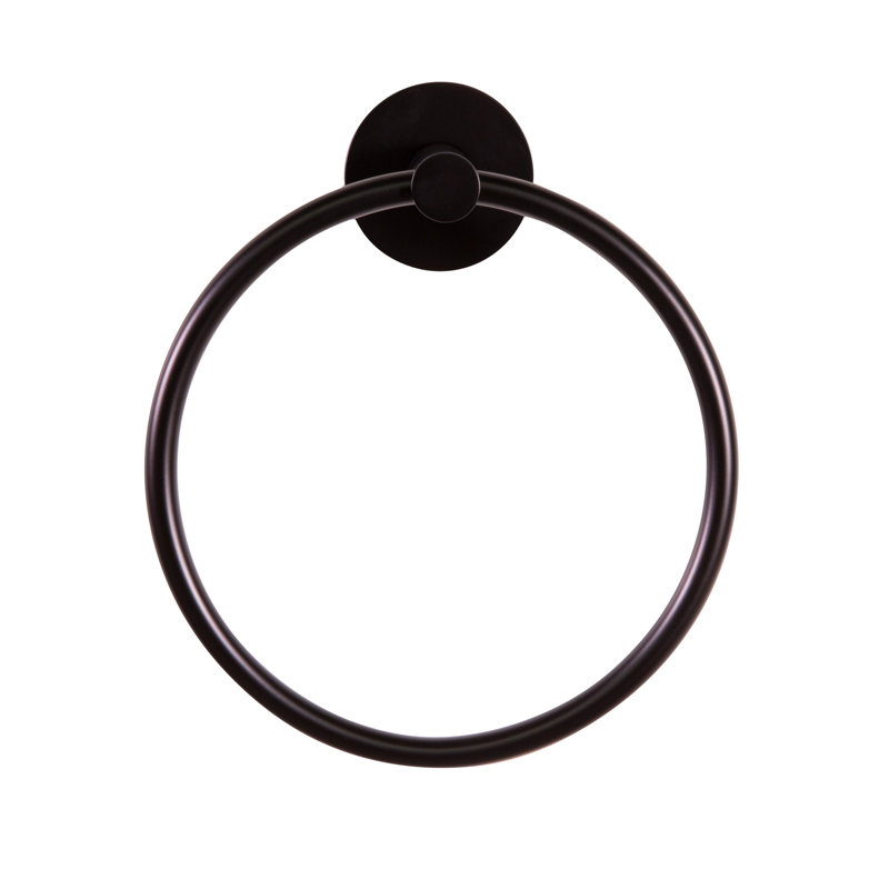 Anneau à serviettes Kelton, Noir mat