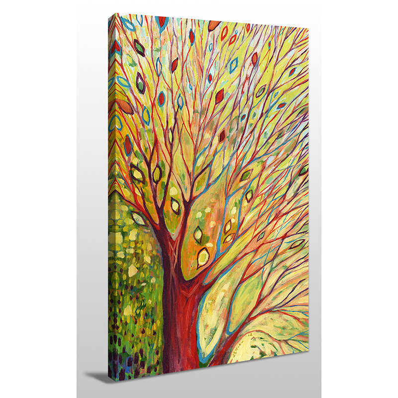 « arc-en-ciel en automne » par jennifer lommers,, reproduction d’art sur toile tendue, H 60 po x l 36 po x p 1,5 po