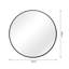 Sasheer - Round Framed Wall Mounted Mirror-1155799109-1155799108