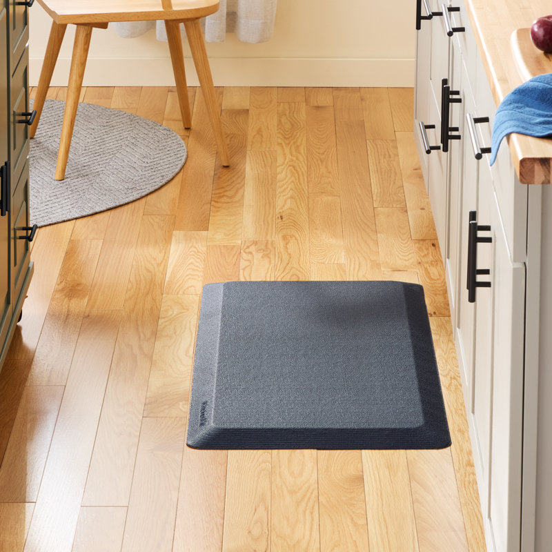GOURMET SERIES COMFORT Water Resistant Anti-Fatigue Non-Skid Kitchen Mat, Ink Blue