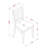9 Piece Dining Room Furniture Set Includes a Rectangle Kitchen Table with Butterfly Leaf and 8 Dining Chairs, Buttermilk & Cherry-20549034-49668420