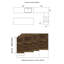 CONSDAN Butcher Block Counter Top, Solid Walnut Hardwood Countertop, Prefinished with Food-Safe Oil-154954936