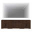 Grande armoire d'appoint de style campagne moderne l 110,2 po Glenford avec portes de grange et tiroirs, écorce d'arbre résistante aux égratignures -488198760