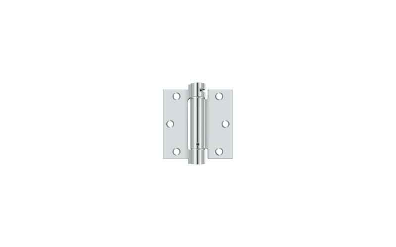 64 in. H x 64 in. W Steel Surface Mount Door Hinge, Polished Chrome