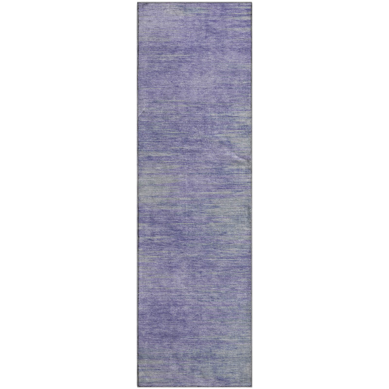Premium Machine Washable Prisco Plum Rug, Runner 2'3" x 7'6"
