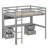 Jaquela Kids Full Loft Bed with Drawers-1964389181
