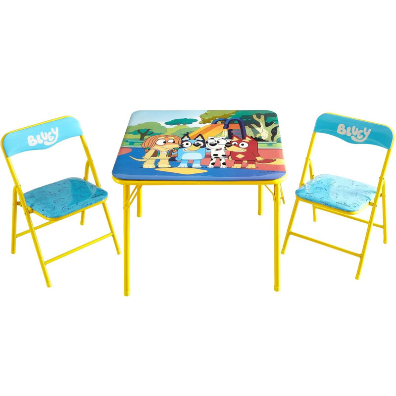  Ensemble de table et de chaises pour enfants Bluey