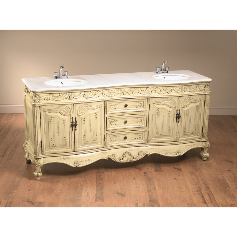 72.5'' Double Bathroom Vanity with Top