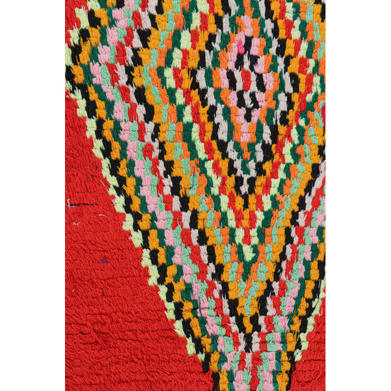 One-of-a-Kind 2'9”x9'4” Hand Knotted Area Rug