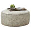 Revêtement rond de style transitionnel, multicolore en chenille et motif cachemire, garniture de passepoil, largeur de 39 pouces - cordon de finition au design idéal pour un usage domestique