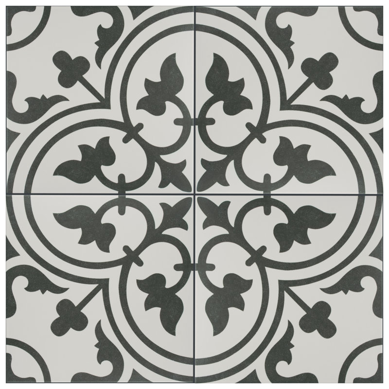Carreau de porcelaine pour plancher et mur 9 3/4 po x 9 3/4 po Arte