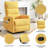 Manual Recliner Chair With Rocker And Swivel In Fabric For Living Room-616993086