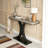Narrow Entryway Foyer Table with Geometric Base-1031129342