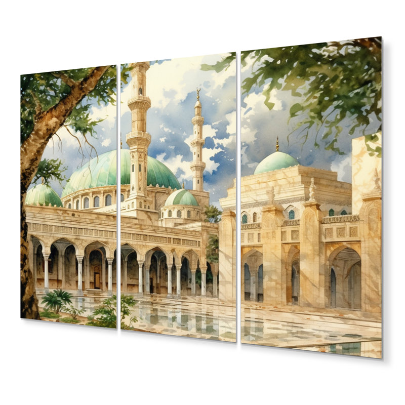 Ensemble d'art mural en métal The Mosquée