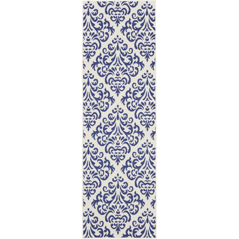 Florissant Damask Indoor Rug, Runner 2'3" x 7'6"