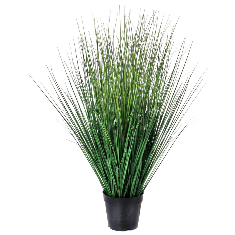 Herbe artificielle en pot, H 31 po x l 14 po x P 14 po
