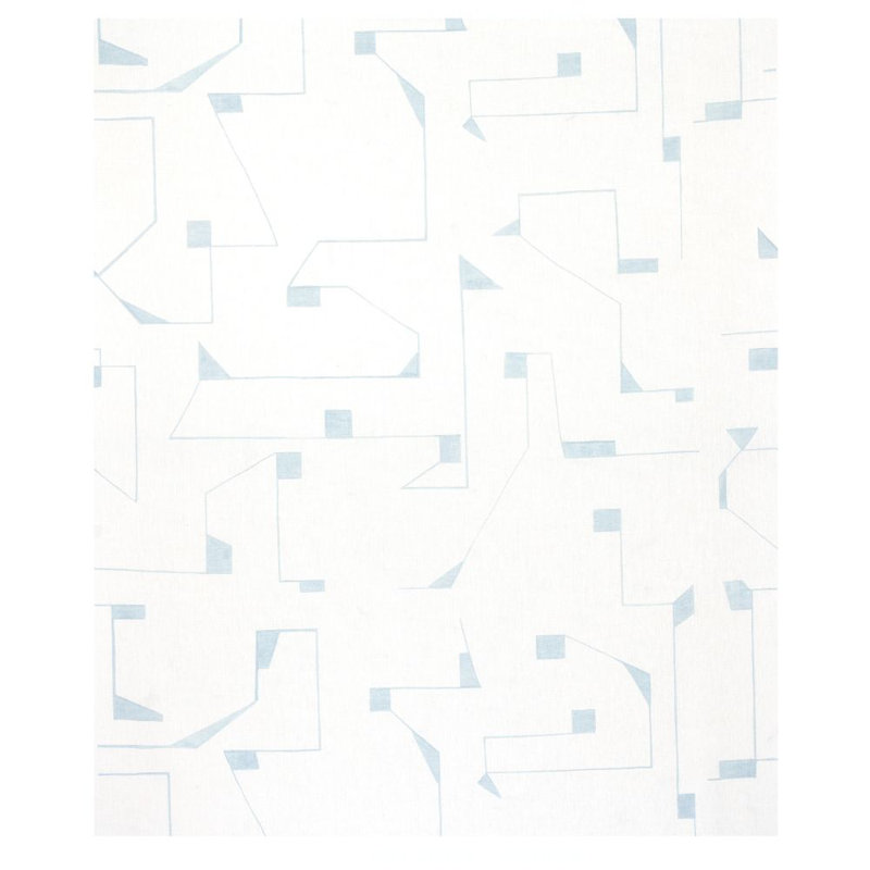 Schumacher x Porter Teleo Circuit Fabric, Sky