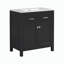 Meuble-lavabo 30 po avec lavabo en céramique-470235371