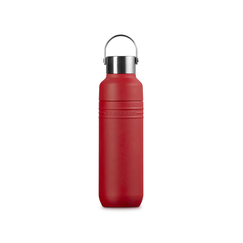 Le Creuset On The Go Insulated Water Bottle 500ml, Red