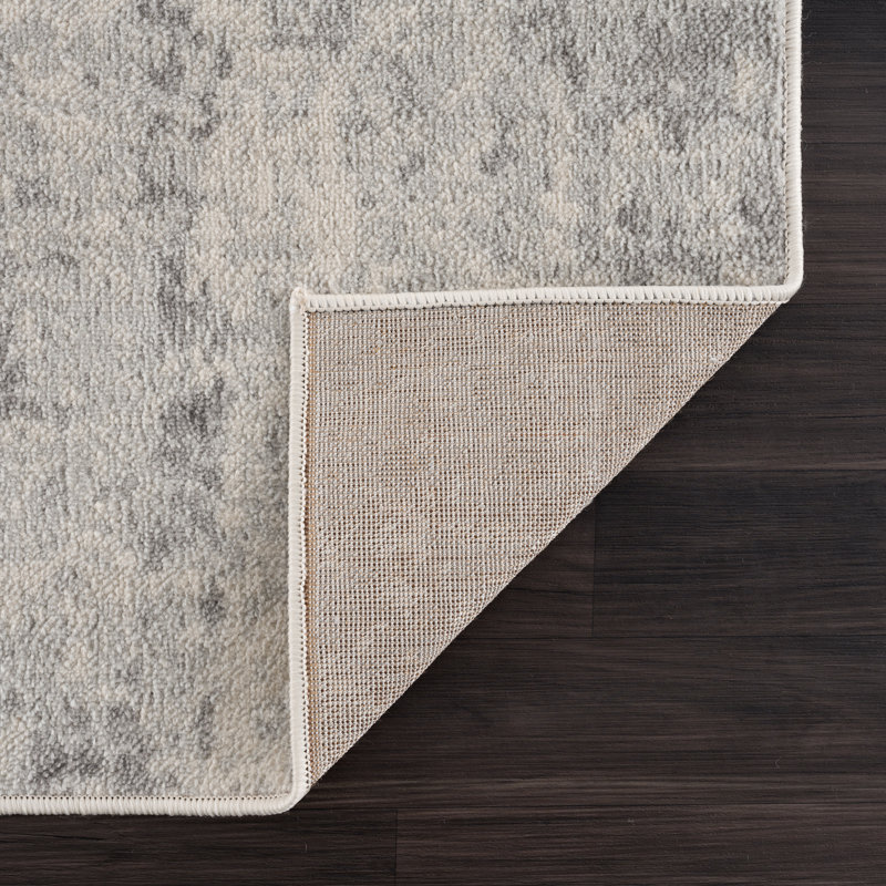 Tapis gris Elyjah, Rectangle 3 pi 11 po x 5 pi 7 po