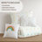 Callie Pom 100% Cotton Jacquard 4-Piece Twin Quilt Set with Throw Pillows-85481150-96372221