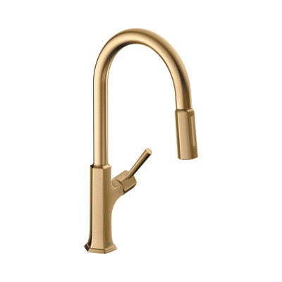 Hansgrohe Locarno Higharc Kitchen Faucet, 2-Spray Pull-Down, 1.75 GPM
