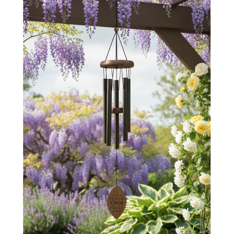  Carillon inspirant, conception en métal, H 2,4 po