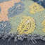 Coussin lombaire jaune et jaune