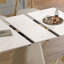 Ensemble de table de salle à manger 5 pièces rétractable, extensible avec 4 chaises pour petits appartements, peu encombrant et élégant-871677475