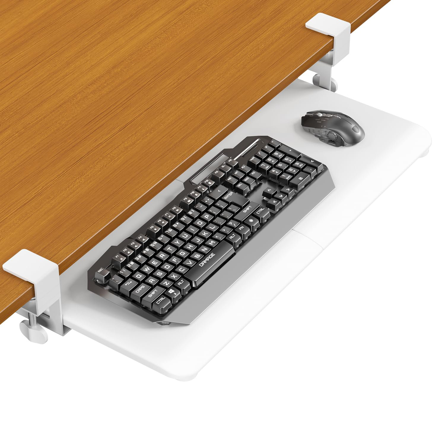 Inbox Keyboard Inbox Zero Under Desk Keyboard Tray With C Clamp Mount - 11.8