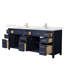Beckett 84" Freestanding Double Bathroom Vanity with Quartz Top-582092713-582092717-582092714