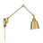 Lila 1-Light Adjustable Wall Sconce in Brass-2106725103