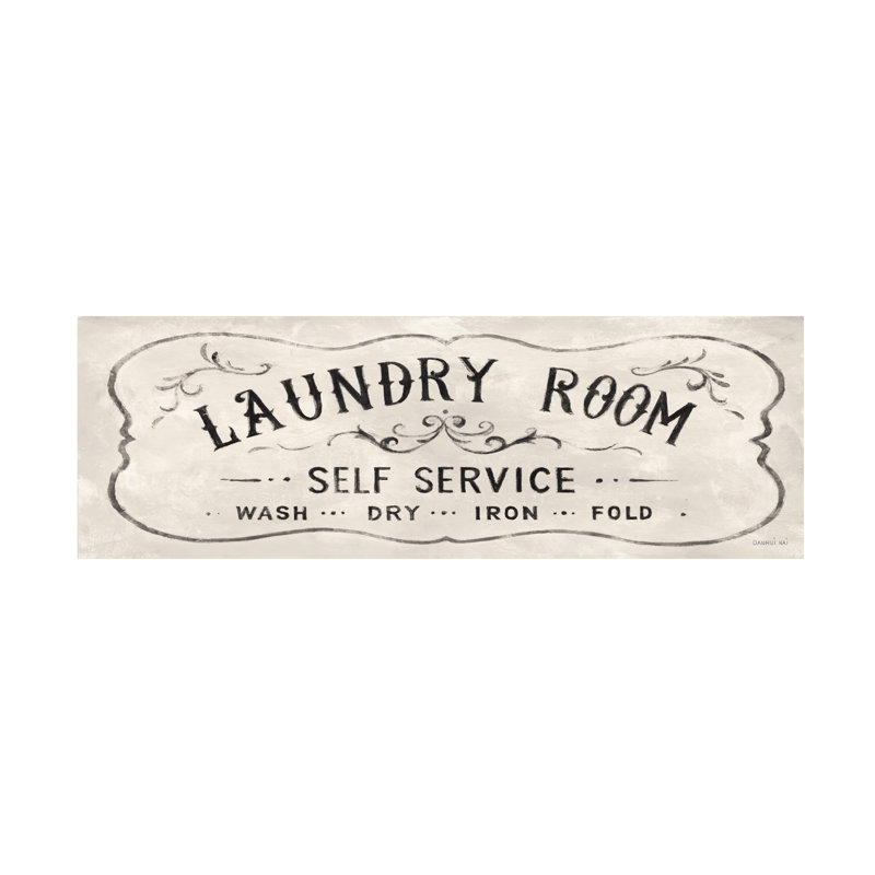 Laundry Day VII, impression sur toile, H 6 po x l 19 po x P 2 po