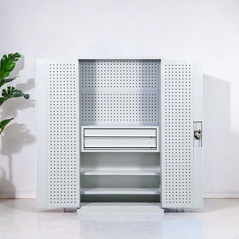Multi-functional Large Capacity Garage Lockers, White