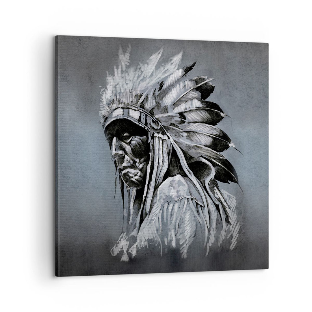 Leinwandbild Indian Plume Man