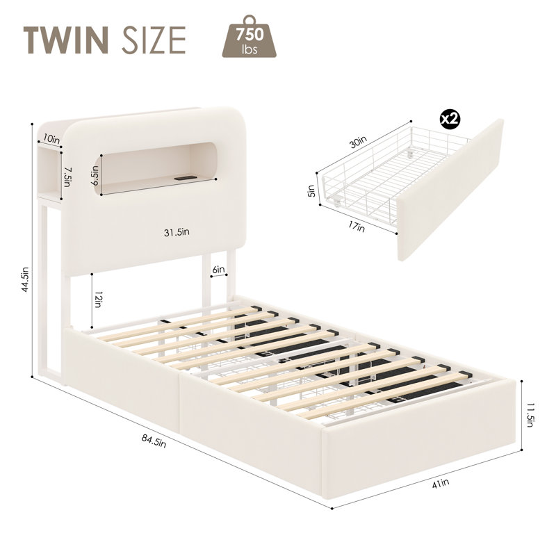 2-Pieces Twin Beds
