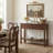 38 Inch Rustic Entryway Console Table With 2 Storage Drawers And Bottom Open Display Shelf-114950196-114950192