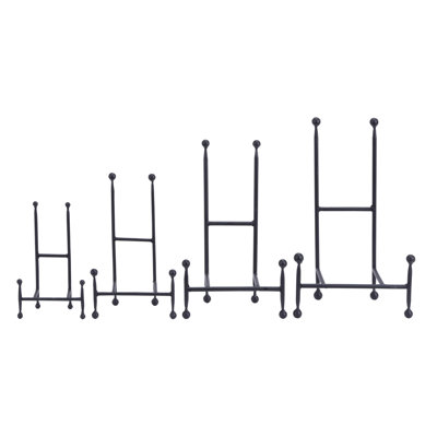 Kodi Metal Display Black Easel with Ball Details Set