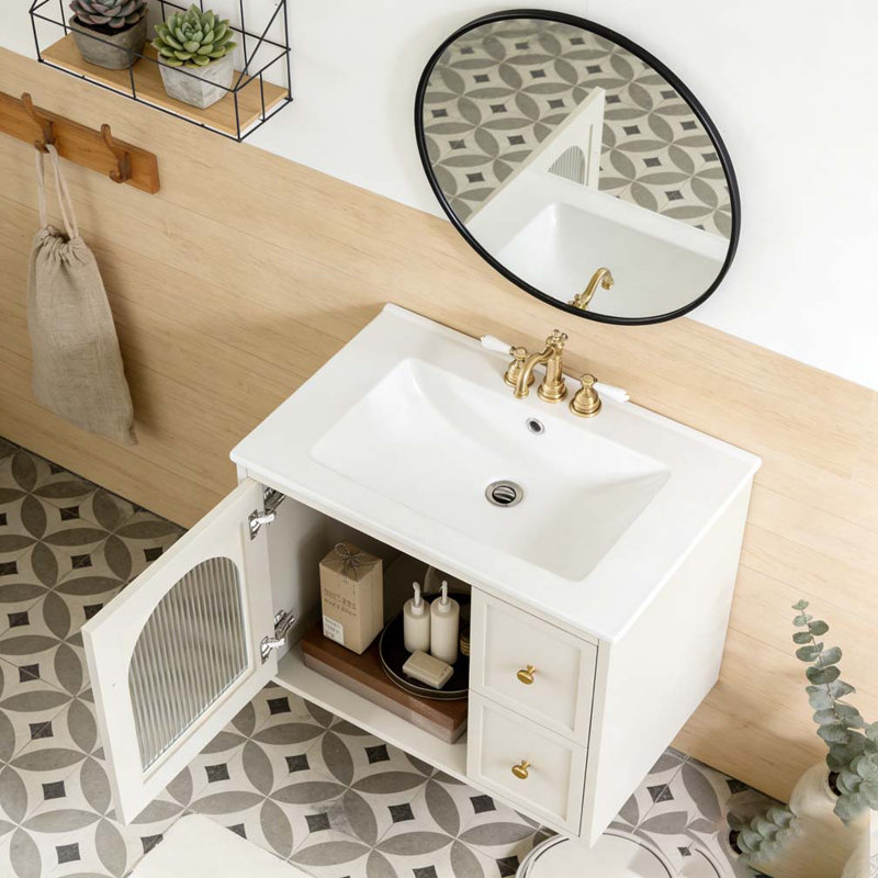 Ensemble de meuble-lavabo 24 "24", Beige