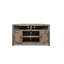Console d'angle pour téléviseur, rustique avec accents 52 en bronze martelé, style et s'adapte aux téléviseurs