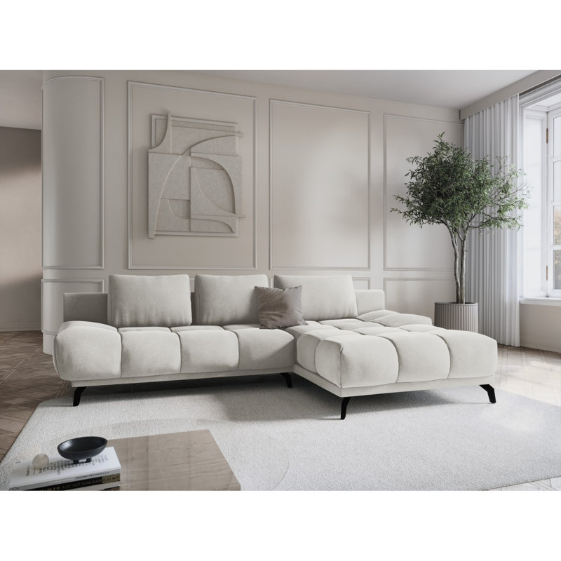 Cuthrell 5 Seater Sofa Bed, Light Beige, Right Hand Facing