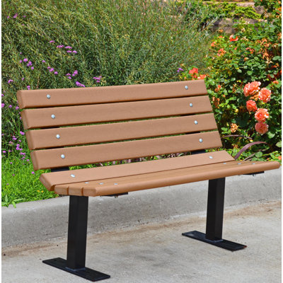 Contour Recycled Plastic Park Bench