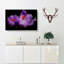 Purple Crocus Flower In Abstract - Wrapped Canvas-55341843