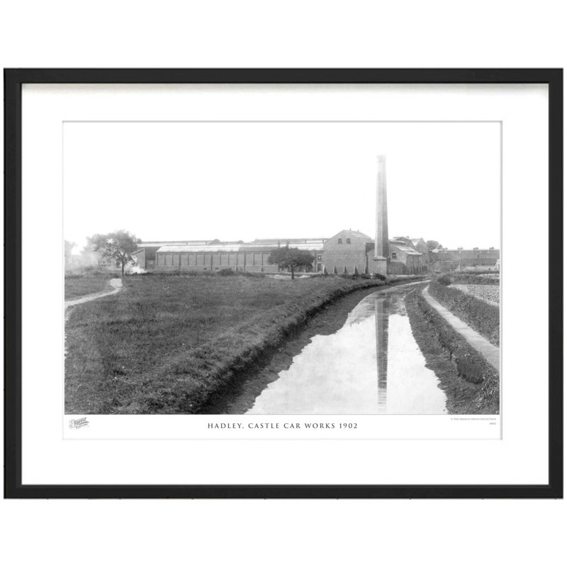 Hadley, Castle Car Works 1902 by Francis Frith - Single Picture Frame Print, 60cm H x 80cm W x 2.3cm D